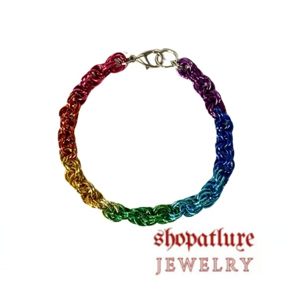 LBGTQ PRIDE HAND WOVEN BRACELET - Picture 1 of 3